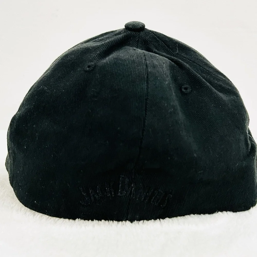 Jack Daniel's Old No. 7 Brand Drink Hat Cap Stretch Flex One Size Black Outdoors